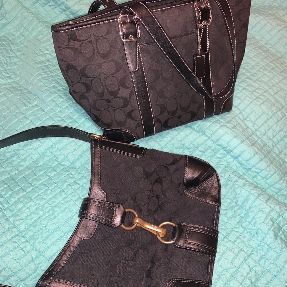 Bundle black coach bags 2 styles